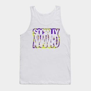 Socially Awkward outline Tank Top